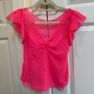 Rosa Ferrer Swim Pink Top
